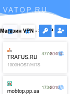 Скриншот сайта vatop.ru